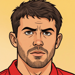 Pixel art portrait of Michael Carrick