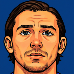 Pixel art portrait of Matteo Darmian